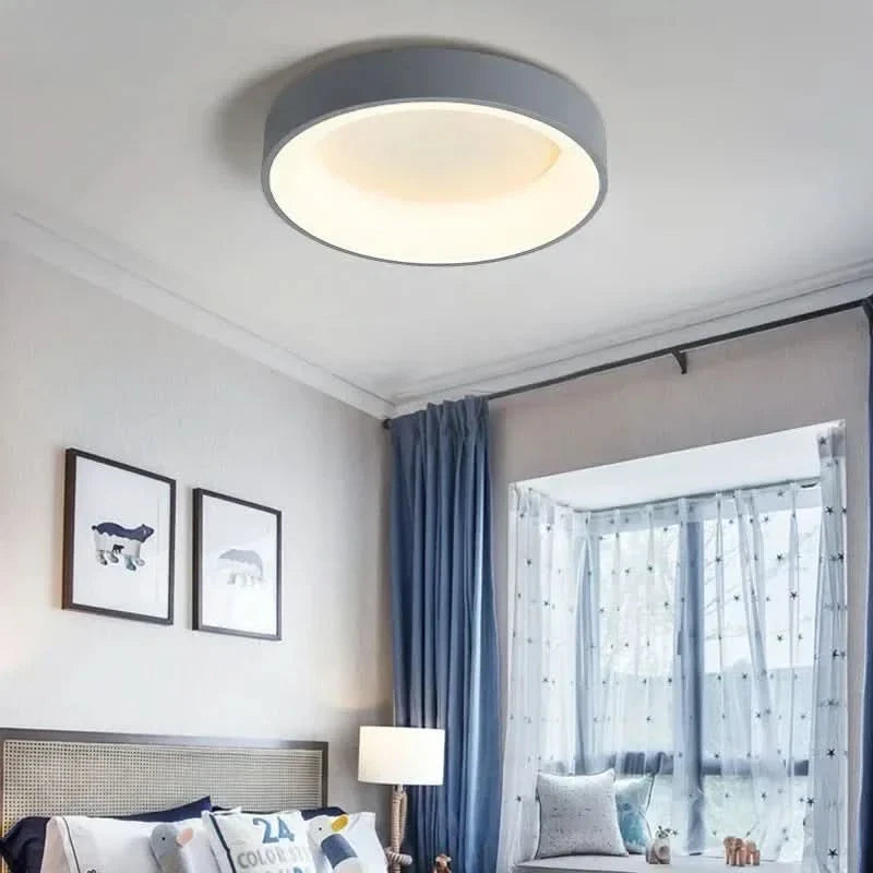 Minimal Round LED Ceiling Light – Flush Mount