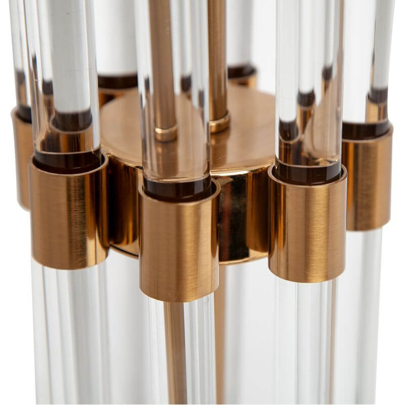 Abbey Marble Brass Table Lamp 70cm