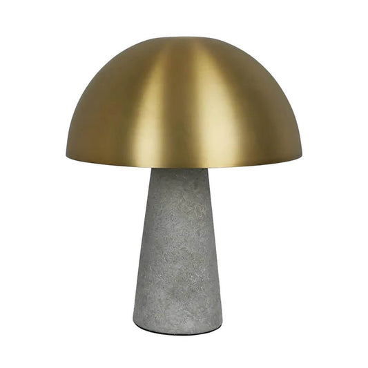 Arden Antique Brass Concrete Table Lamp 35cm