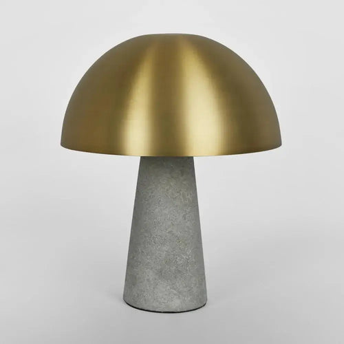 Antique Brass Concrete Table Lamp 35cm