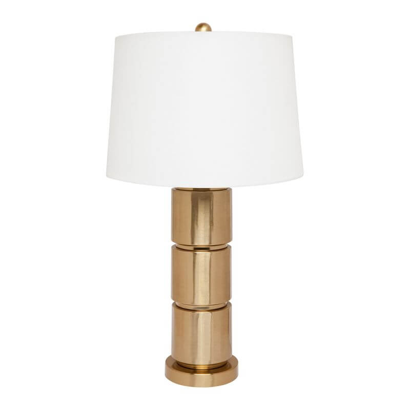 Brixton Brushed Gold Table Lamp 68cm