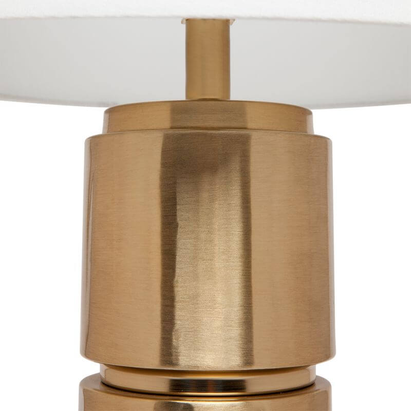 Brixton Brushed Gold Table Lamp 68cm
