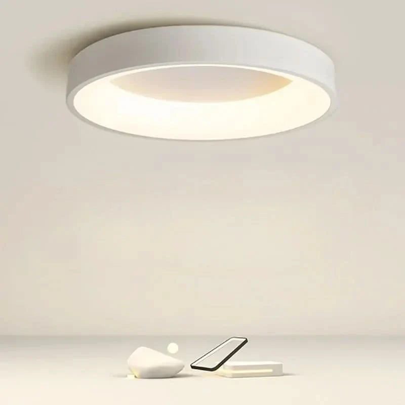 Minimal Round LED Ceiling Light – Flush Mount