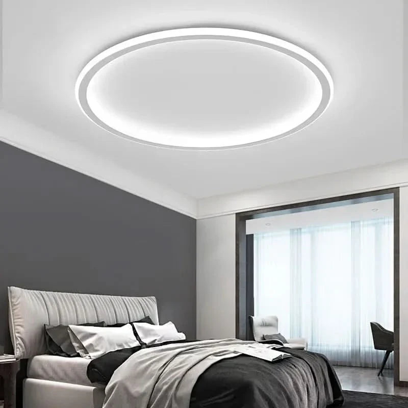 Minimal Round LED Ceiling Light – Warm White