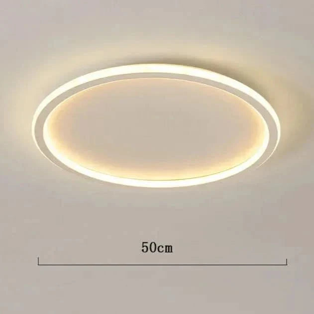Minimal Round LED Ceiling Light – Warm White