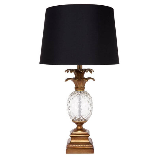 Kingsley Pineapple Glass Table Lamp 66cm