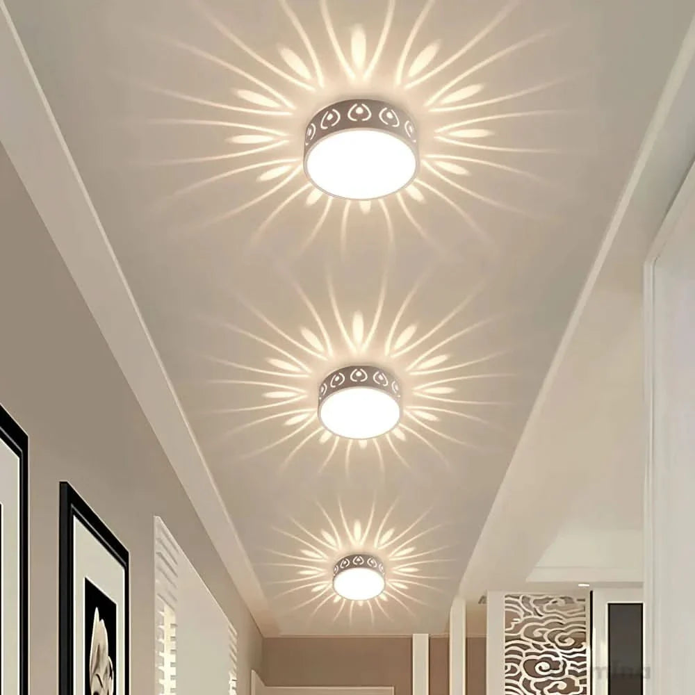 Ultra Slim Round LED Ceiling Light Fixture