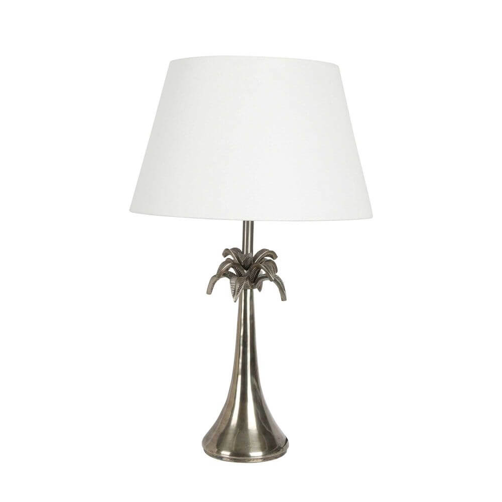 St Clair Antique Silver Lamp Base 48cm