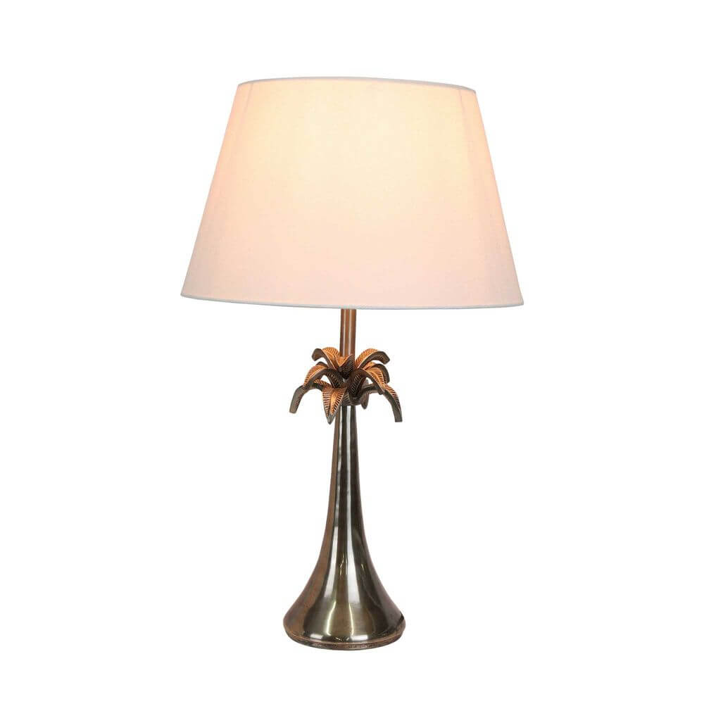 St Clair Antique Silver Lamp Base 48cm