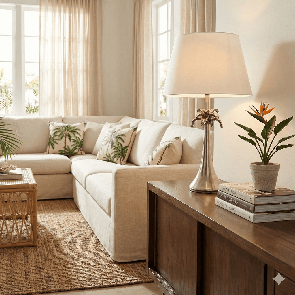 St Vincent Antique Silver Lamp Base 48cm