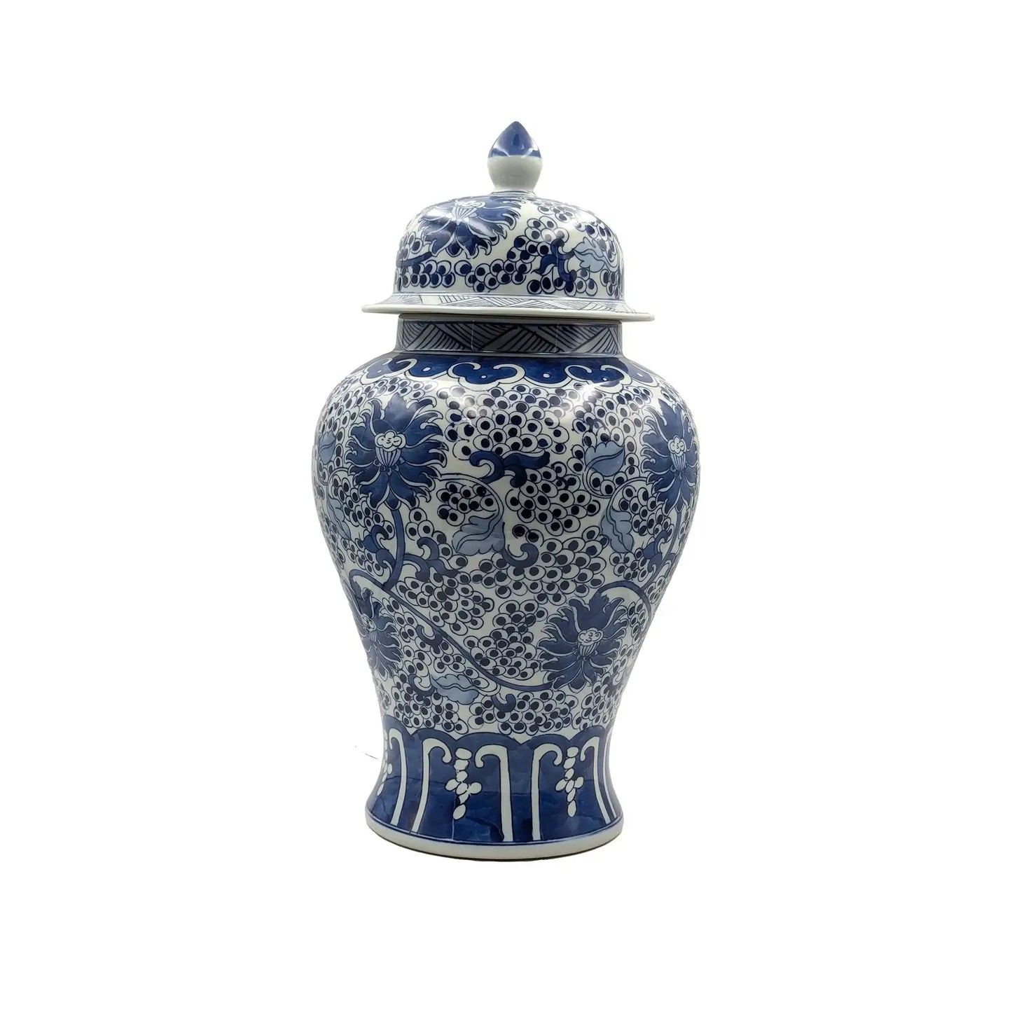 Classic Blue & White Floral Ginger Jar Set
