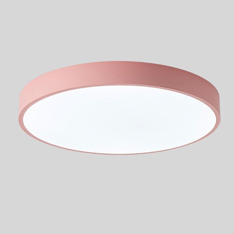 Minimal Wood LED Ceiling Light – Round Design, 23–30cm